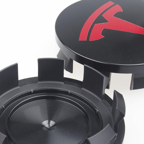 Hjulsenterkapsel - Wheel center hubs - Rød- Detail - Tesla Model S - Tesla Model X